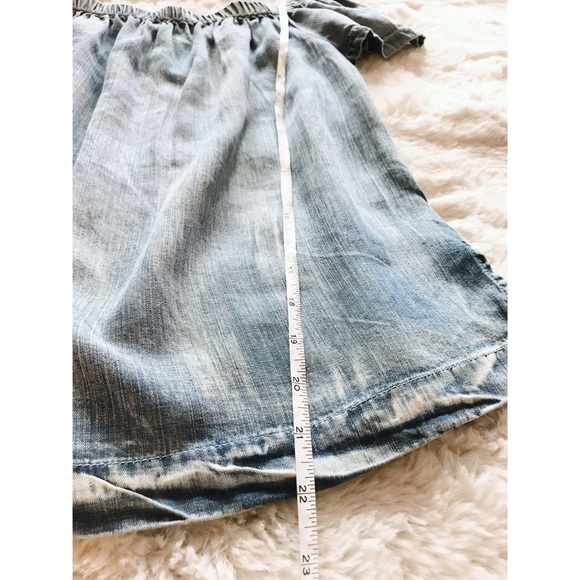 Like New | Velvet Heart ❤️ from Nordstrom | Small | Chambray Off Shoulder Sleeve - Picture 6 of 8